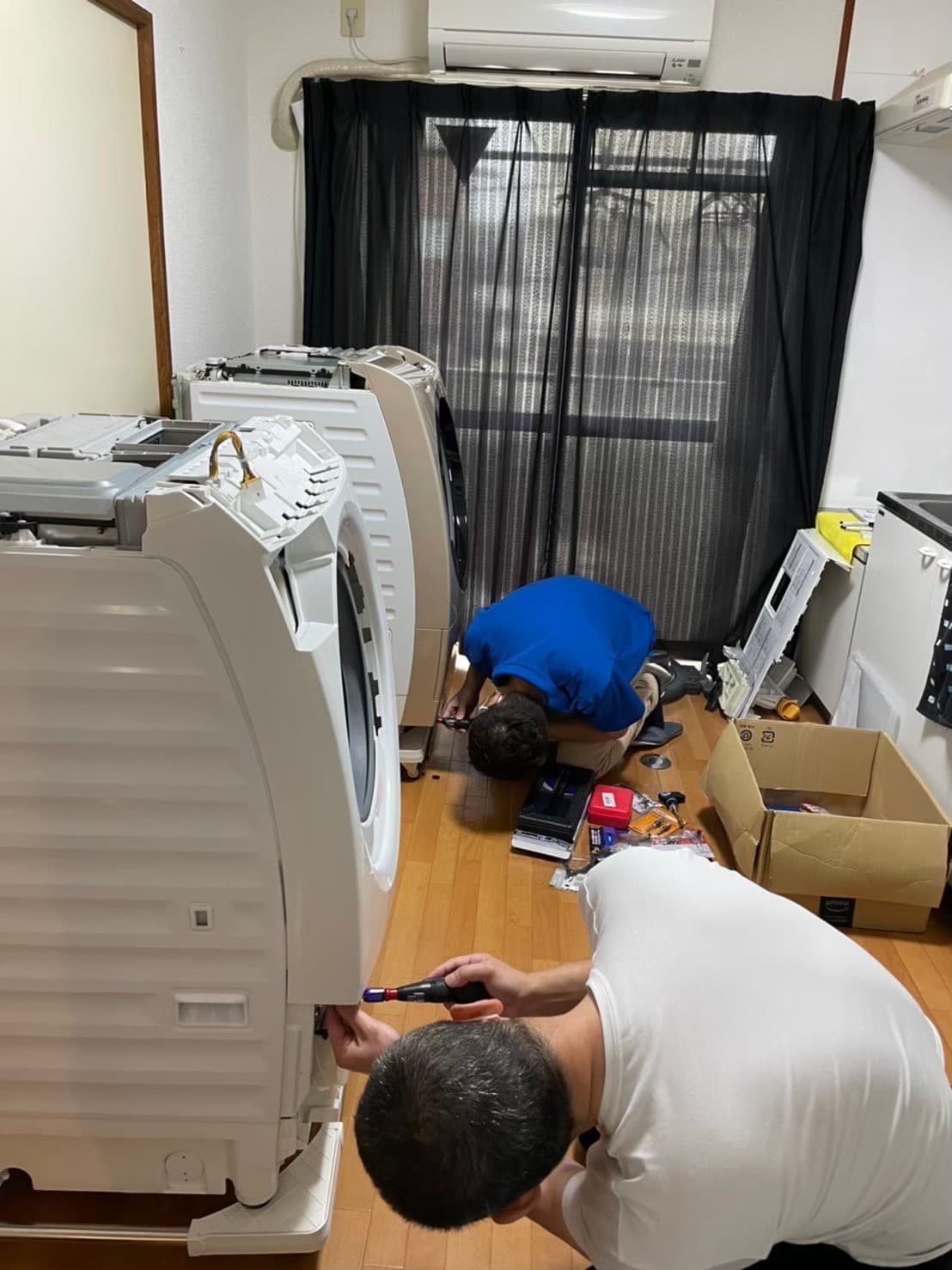 東京ドラム式洗濯機研修