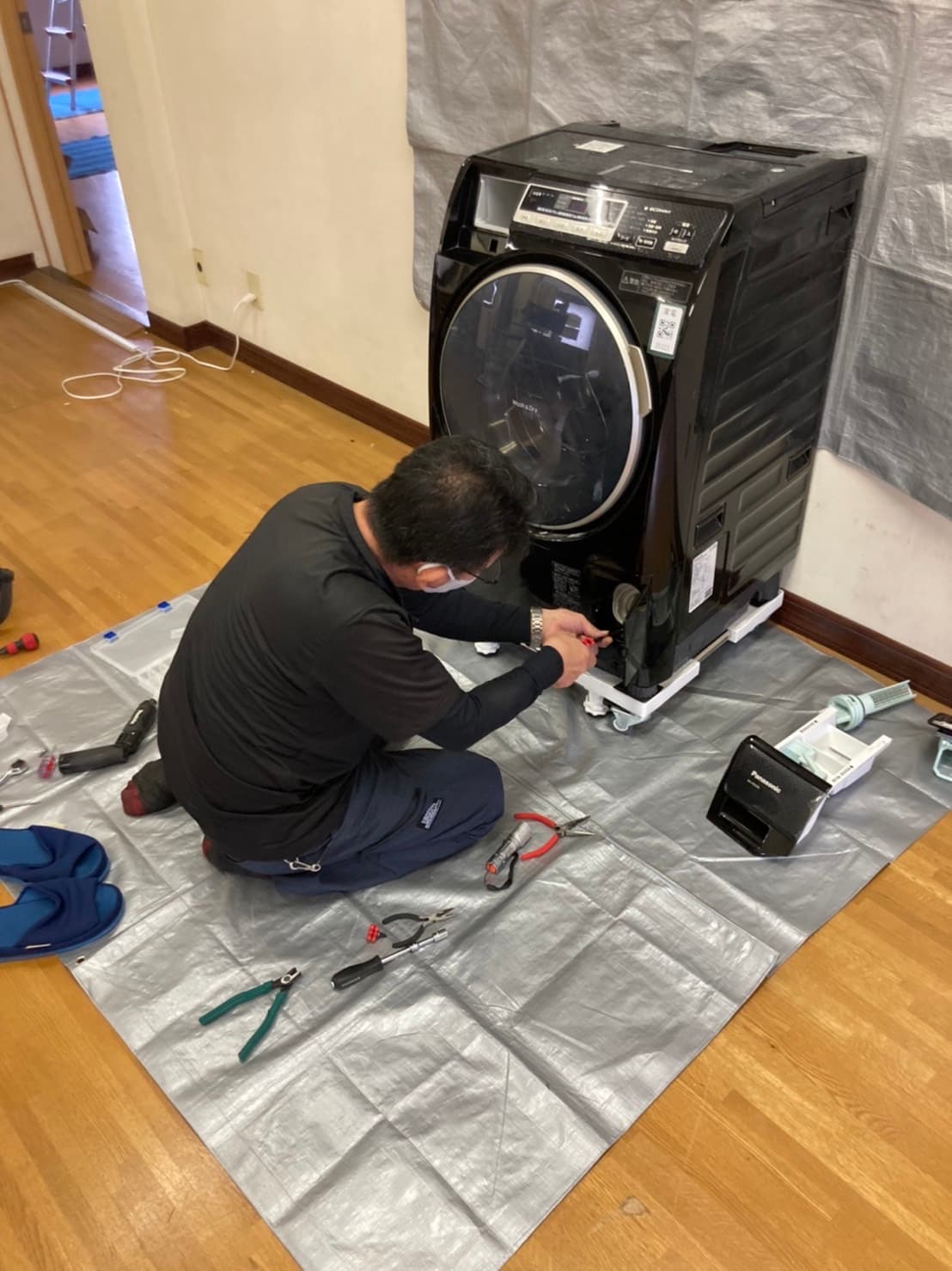 大阪開催ドラム式洗濯機分解講習