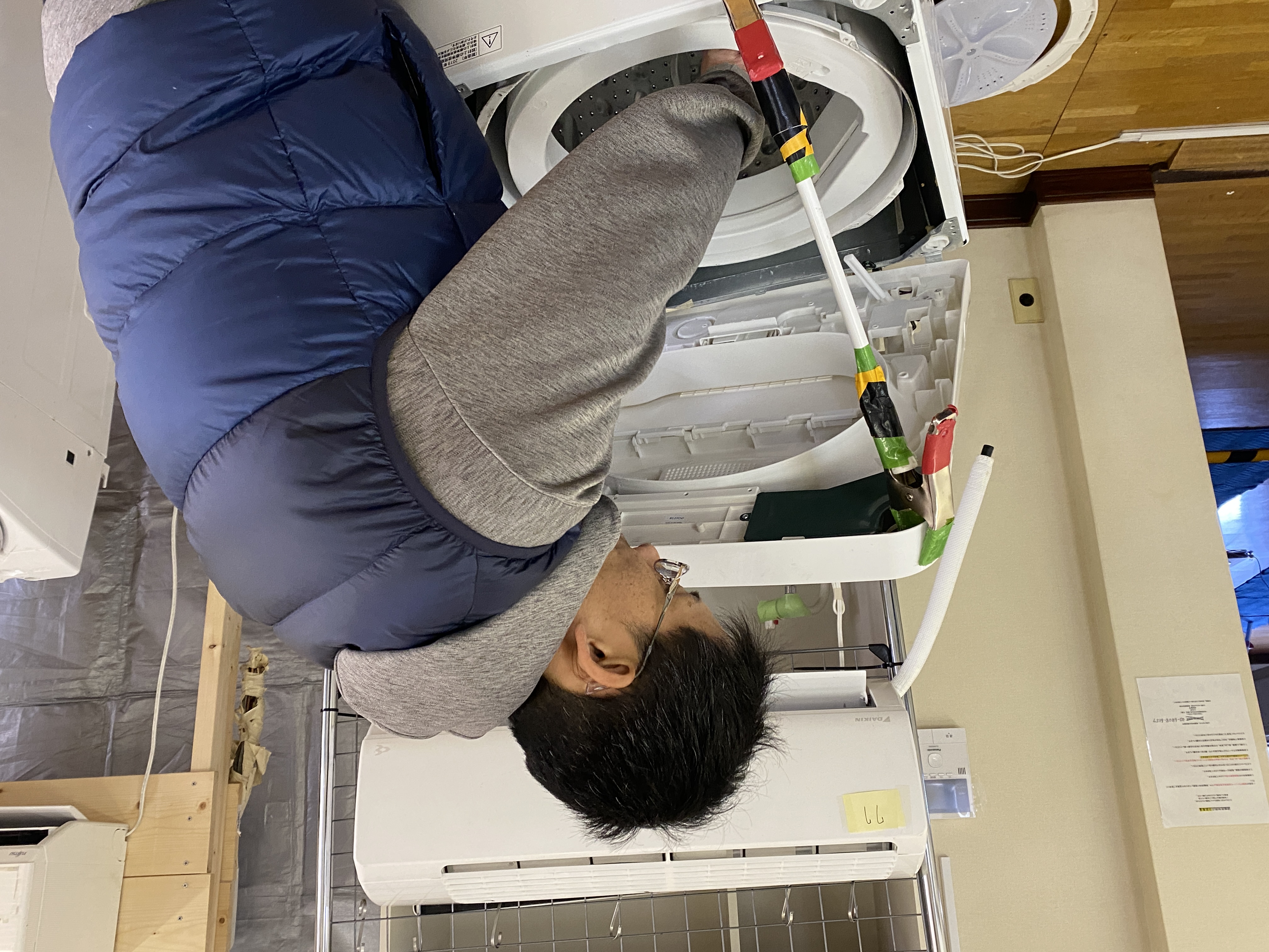 大阪縦型洗濯機講習