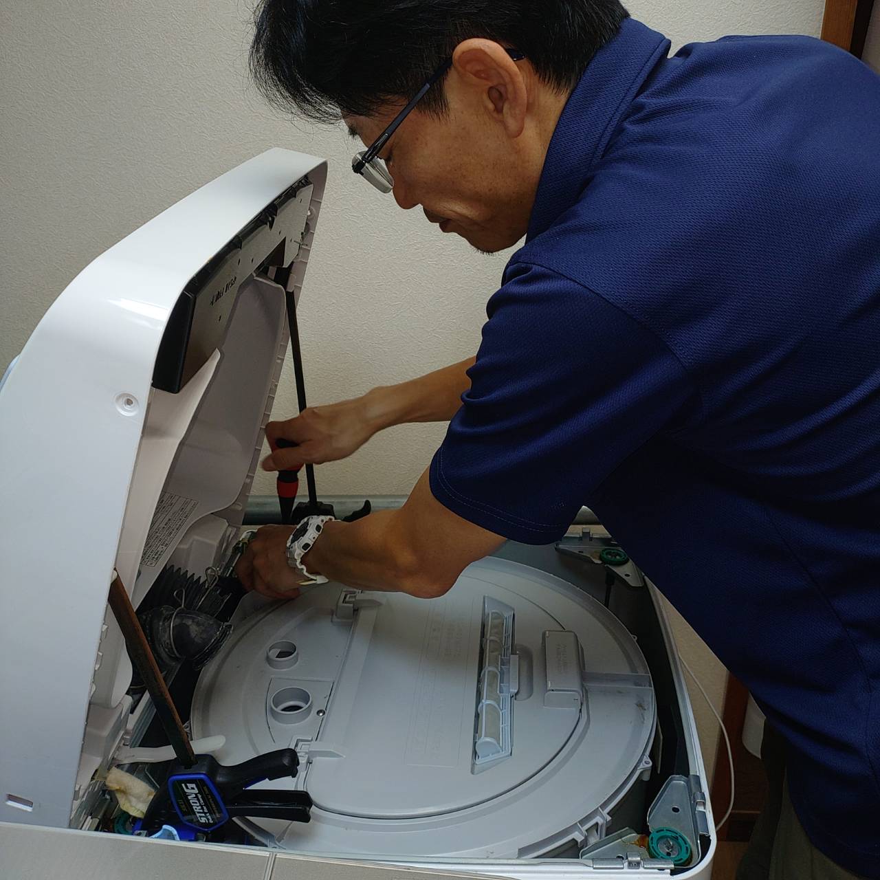 福岡縦型洗濯機講習