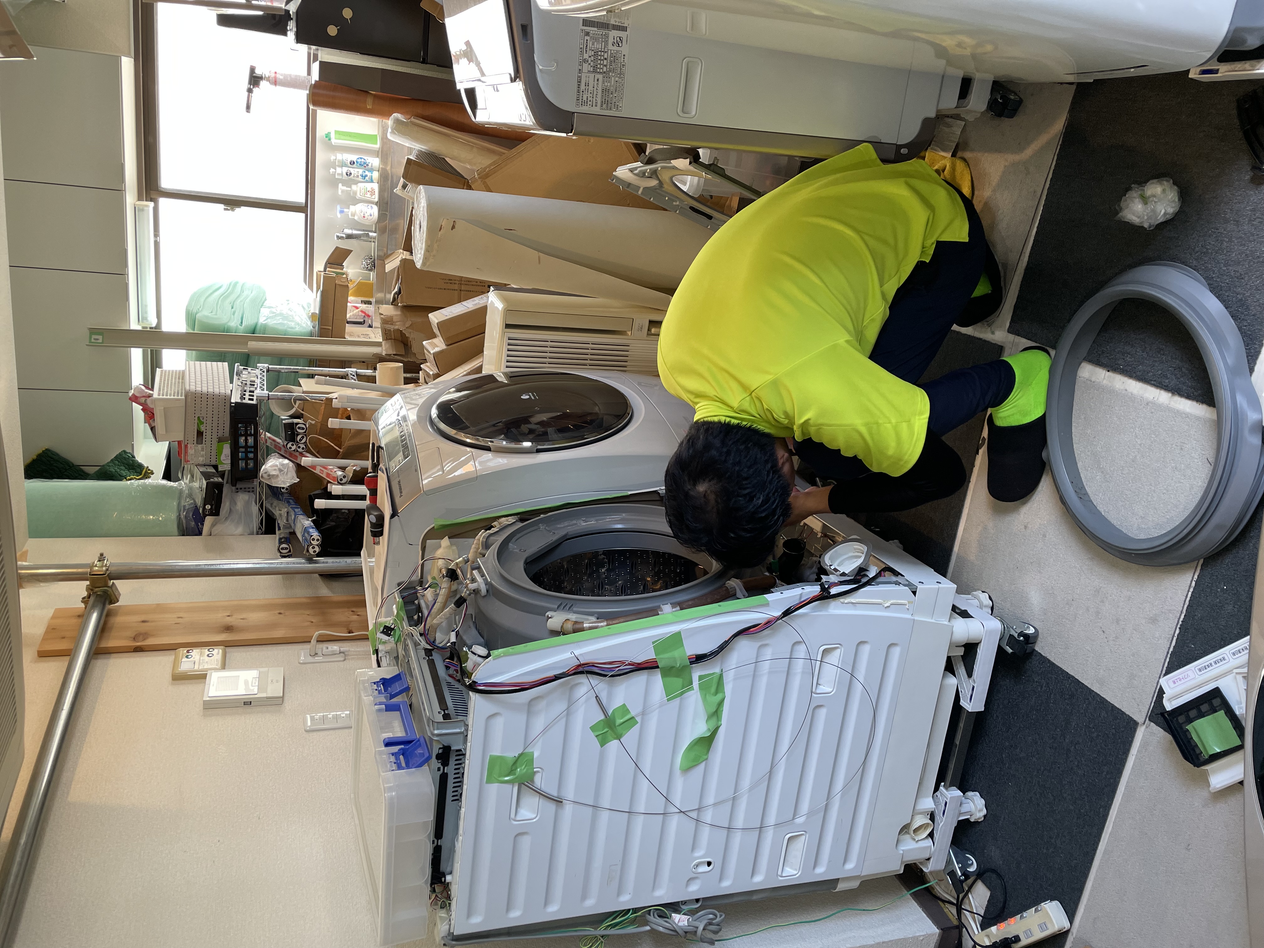 東京ドラム式洗濯機講習