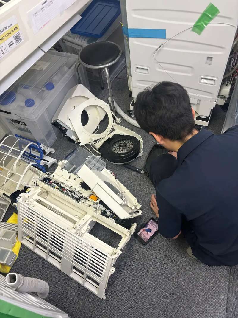 札幌でお掃除機能付きエアコン研修|複数エリア展開を目指す技術習得